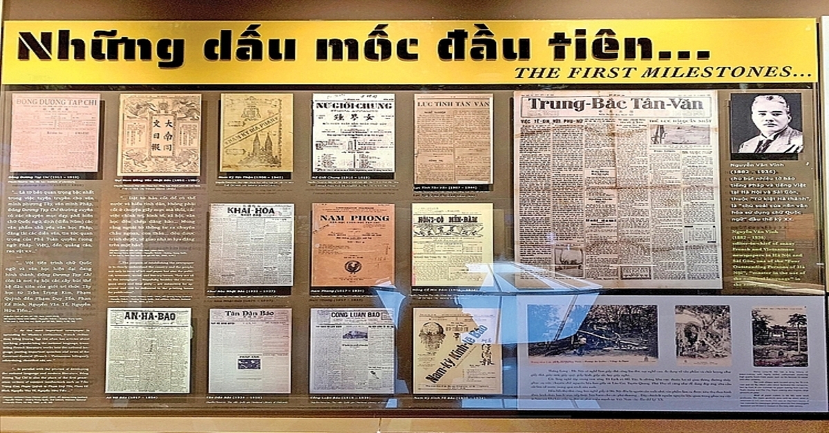 Những tờ báo đầu tiên tại Việt Nam