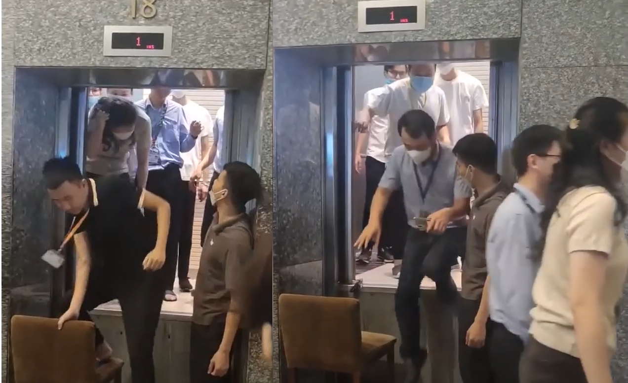 Nhiều người kẹt trong thang máy tòa nhà Keangnam do mất điện đột ngột